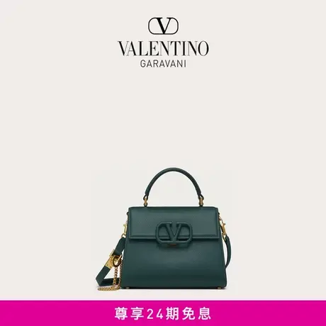 【24期免息】华伦天奴VALENTINO女士 VSLING 粒面小牛皮手提包商品大图