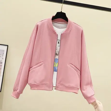 短款小外套女式2023春秋新款白色流行ins潮休闲超火cec网红棒球服图片