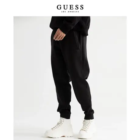 GUESS23 新款秋男士美式宽松运动休闲裤卫裤针织长裤-X3PQ54K2Q40图片