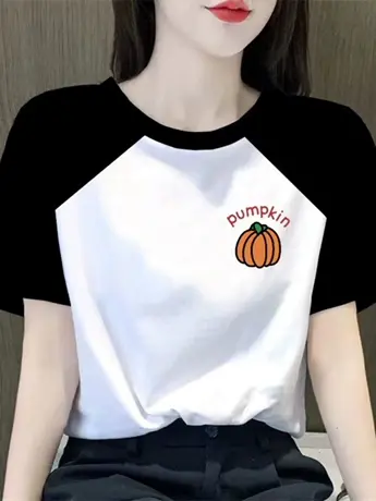 韩国东大门女装仿棉短袖t恤女2023新款夏季小众设计感正肩上衣服图片