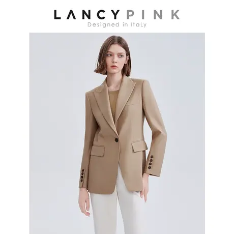 【意大利设计】朗姿2024春季新款法式职业正装气质西装西服外套女图片