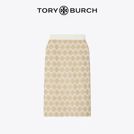 【12期免息 新品】TORY BURCH 汤丽柏琦 双T LOGO半身裙 159154图片
