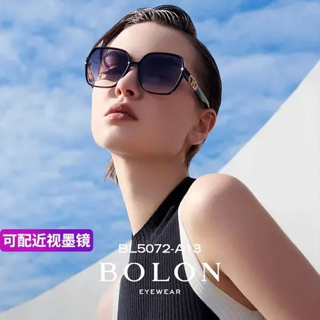 暴龙眼镜墨镜女士款2024新款大框太阳镜防紫外线时尚偏光BL5072商品大图