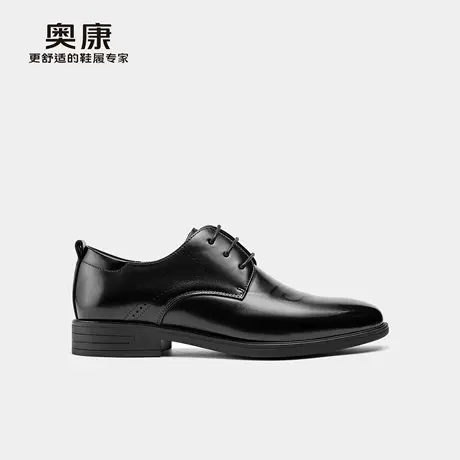奥康 男鞋2025秋季德比鞋系带皮鞋商务休闲低帮皮鞋套脚图片