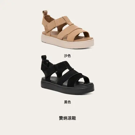 UGG女士凉拖鞋 金星厚底凉拖鞋/赞纳凉鞋图片