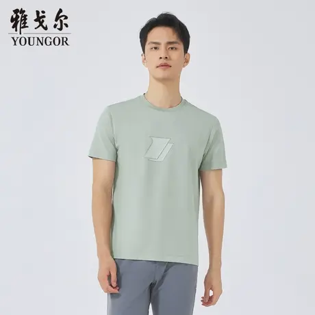 雅戈尔奥莱 商场同款男士短袖T恤新款官方正品商务休闲短袖POLO衫商品大图