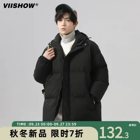 VIISHOW棉衣男冬季新款短款宽松立领加厚棉服休闲oversize外套男商品大图
