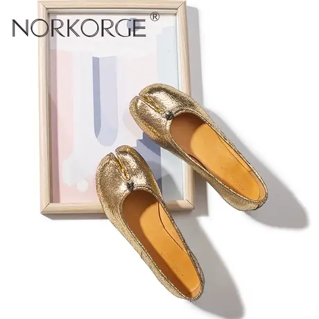 复古爆裂金时装单鞋商品大图