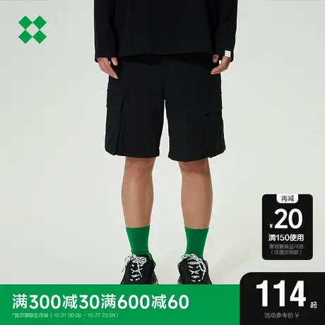 SEMIRPLUS潮牌时尚短裤2023春夏新款男女情侣工装裤商品大图