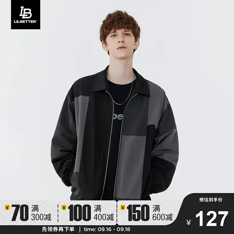 Lilbetter夹克男2023秋冬新款潮牌上衣男装翻领潮流衣服男士外套商品大图