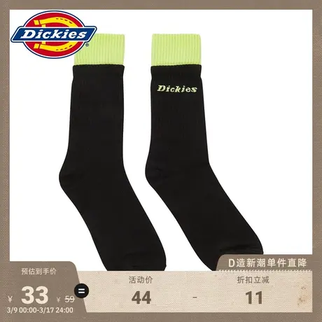 Dickies 春夏 工装假两件双层袜子图片