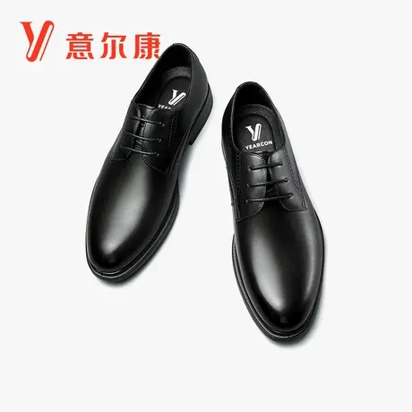 意尔康商务正装皮鞋男鞋春秋新款通勤新郎结婚鞋软底舒适皮鞋男商品大图