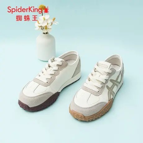 SPIDER KING/蜘蛛王德训鞋女真皮2025春商场新款美式复古潮流运动图片