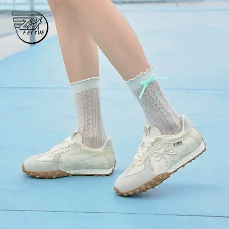 feiyue/飞跃德训鞋2025夏季新款国风时尚百搭板鞋透气休闲鞋女鞋图片