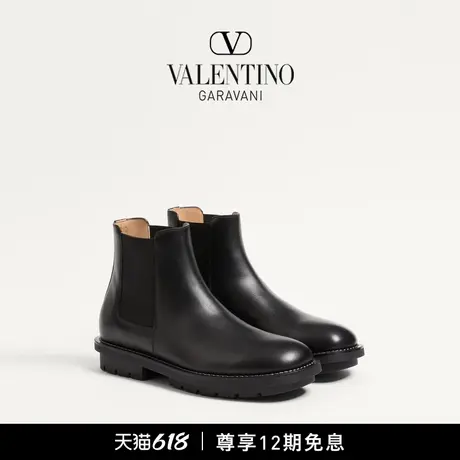 [早秋新品]华伦天奴VALENTINO男士 URBIE 小牛皮短靴商品大图