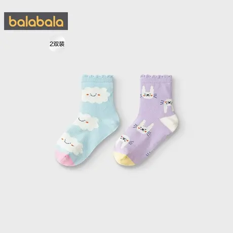【商场同款】巴拉巴拉男童袜子婴儿宝宝棉袜春秋款童装儿童中筒袜商品大图