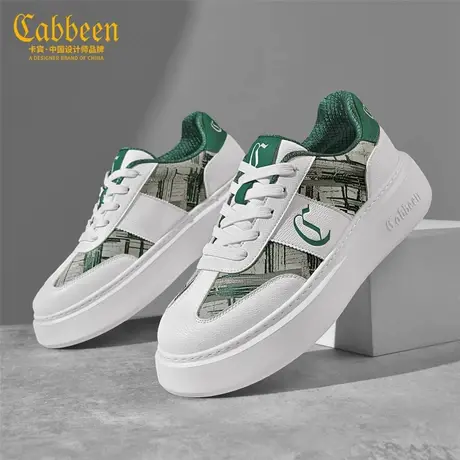Cabbeen/卡宾2025新款秋季男鞋厚底休闲百搭舒适潮流运动鞋板鞋商品大图