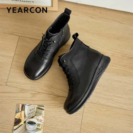 意尔康大码棉鞋女冬季加绒保暖平底舒适不累脚中老年妈妈鞋大码鞋图片