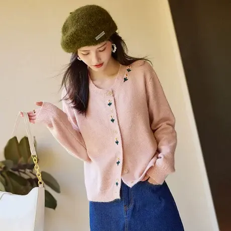 时尚气质毛衣开衫SXMY23098商品大图