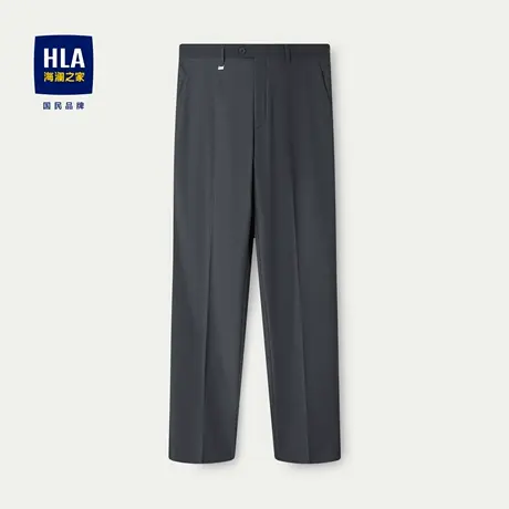 HLA/海澜之家商务绅士西裤春夏新款时尚高腰宽松挺括有型裤子男士图片