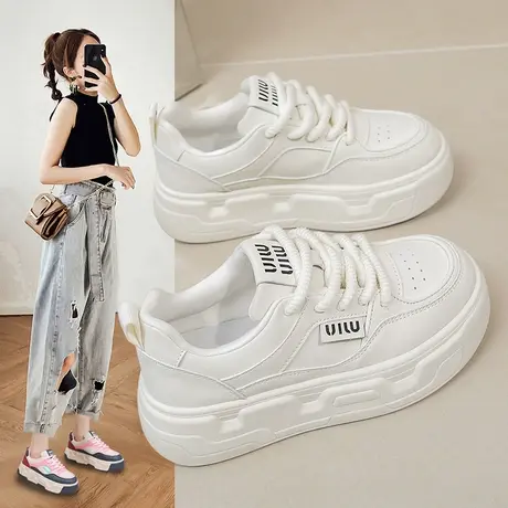 HSTYLE/韩都衣舍2024春季新款小众设计感休闲运动板鞋女图片