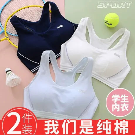 女童内衣发育期小背心高初中小学生12岁16少女抹胸防走光儿童文胸商品大图