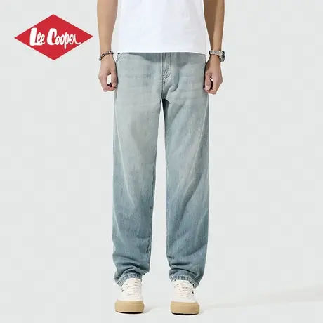 Lee Cooper/李库珀 凉感百搭水洗牛仔裤男新款透气复古休闲直筒裤商品大图