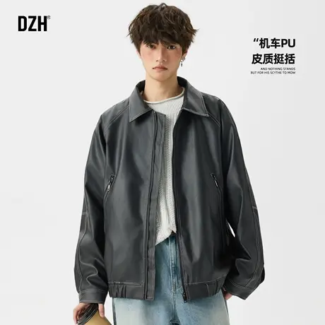 机车黑色皮衣外套2025新款男士飞行员皮夹克男高级感痞帅男装秋冬图片
