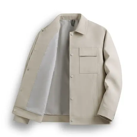 2023秋冬季新款时尚休闲外套厚工装茄克上衣潮流外套高端夹克男士商品大图