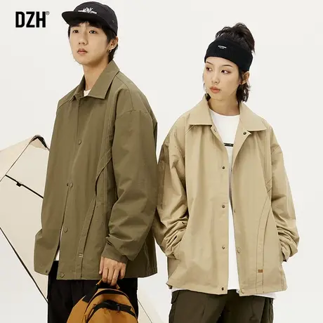 情侣工装夹克外套男士春秋款高级感男装2024新款休闲上衣服男春季商品大图