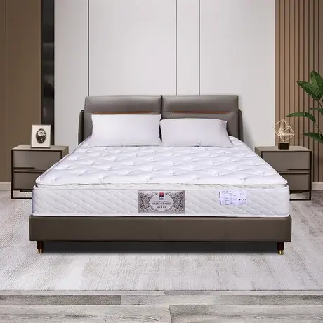 富安娜席梦思床垫天然乳胶软硬两用1.8m双人1.5米独立弹簧经济型商品大图