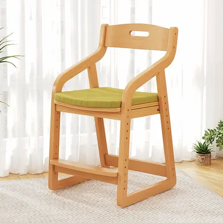 顾家家居儿童学习椅实木座椅升降多功能书桌写字椅子【不包安装】图片