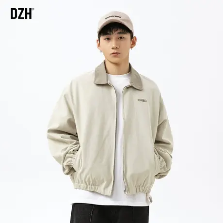 男士翻领行政夹克休闲宽松上衣高级感男装美式外套男春秋2024新款商品大图