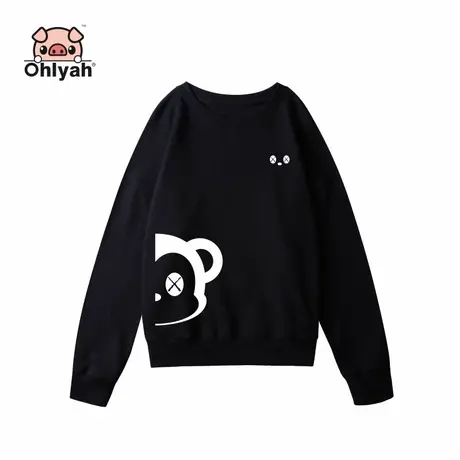 Ohlyah秋季卫衣女韩版宽松2023鼠年卡通潮牌宽松大码长袖班服定制商品大图