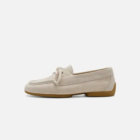 Nine West/玖熙2025年夏季新款乐福鞋女英伦休闲一脚蹬低跟女鞋图片