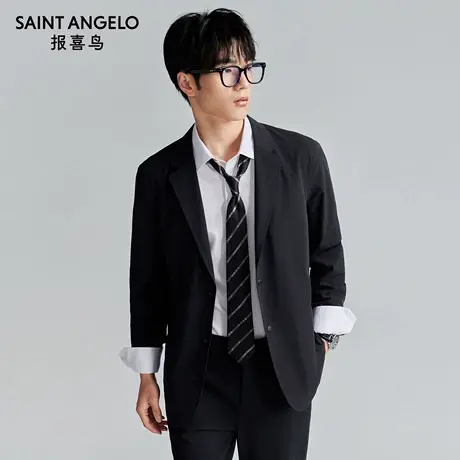 【S007系列】报喜鸟秋季新款男士商务休闲运动西服纯色便西单上衣图片