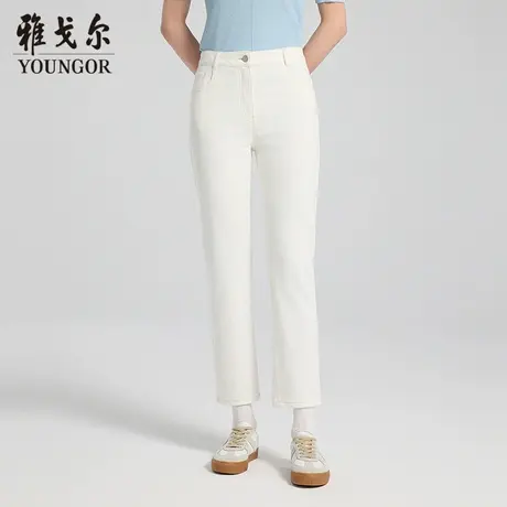 【商场同款】雅戈尔女士长裤春季新款官方商务休闲上班穿长裤女商品大图