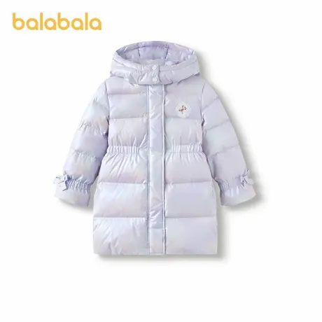 【迪士尼IP】巴拉巴拉balaOne童装女童羽绒服2025新渐变保暖外套图片
