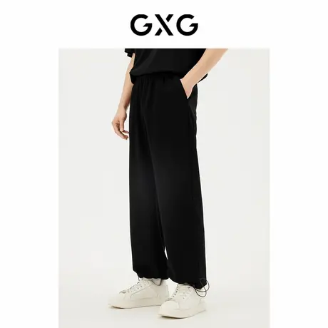 GXG男装 针织休闲裤束脚运动裤男长裤 24年夏G24X022037图片