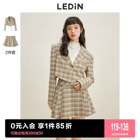 乐町后背蝴蝶结外套2023春季新款甜美西装外套女宽松短款设计感图片
