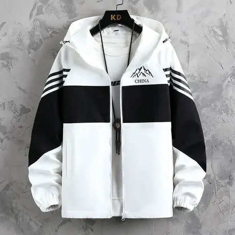 男士夹克2023新款春秋季外套男秋装韩版帅气休闲潮流冬季上衣秋季商品大图