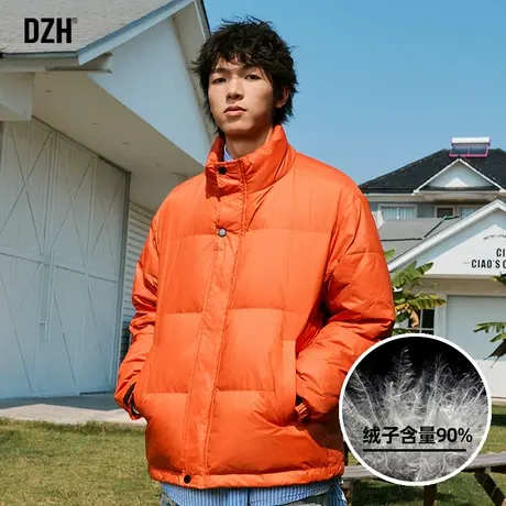 DZH男士面包羽绒服男冬季保暖立领防寒服2024新款运动通勤羽绒衣商品大图