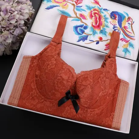 美容院聚拢收副乳调整型文胸上托矫正防外扩防下垂薄款内衣女胸罩商品大图