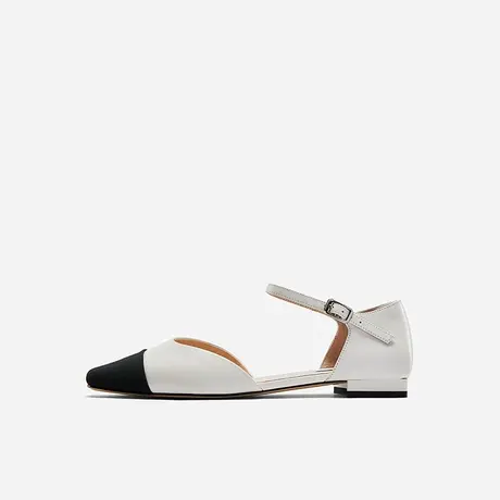 Nine West/玖熙2023年新款夏季包头凉鞋女外穿玛丽珍女鞋平底鞋图片