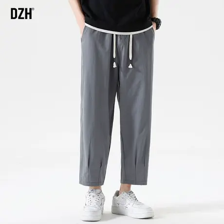 男士九分裤男秋季直筒宽松运动裤2023年新款韩版潮流休闲裤子男款商品大图
