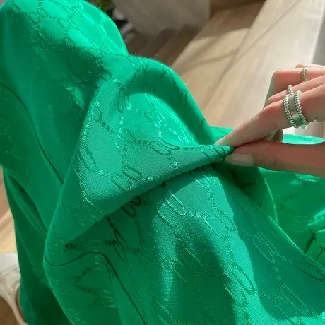 绿色裤子女冰丝阔腿裤春夏薄款高腰垂感小个子宽松显瘦休闲直筒裤商品大图