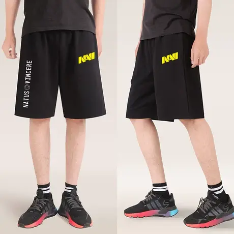 秀洛Natus Vincere战队服CSGO反恐电竞DOTA2乌克兰NAVI短裤五分裤商品大图