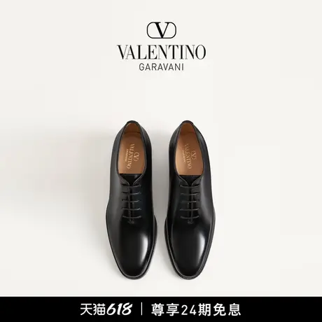 [早秋新品]华伦天奴VALENTINO男士 PAS DES DIEUX 小牛皮牛津鞋商品大图