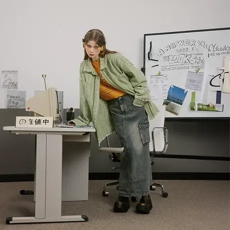 秋季小香风外套女2023新款爆款复古设计感小众宽松oversize上衣潮商品大图