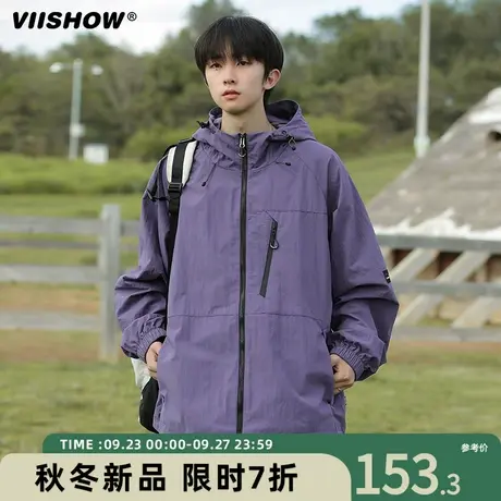 VIISHOW机能冲锋夹克春秋美式季三防宽松潮牌工装运动夹克外套男商品大图
